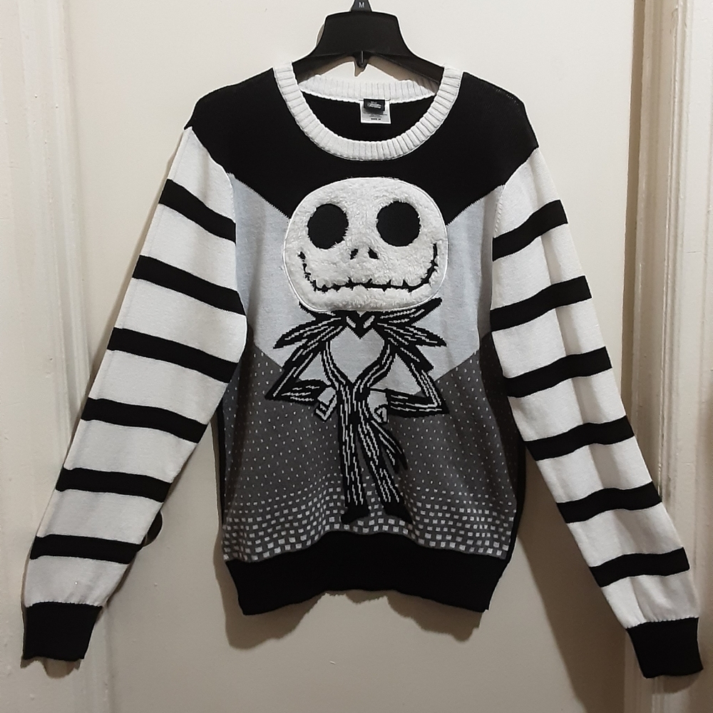 Black and White Striped Sweater